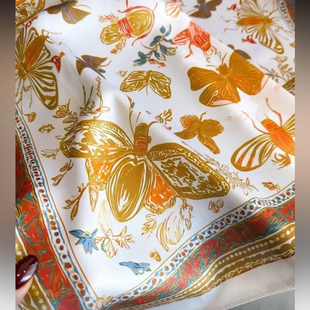 Butterfly Print Scarf N1382